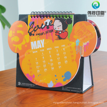 Cute Design Paper Desk Calendar Printing